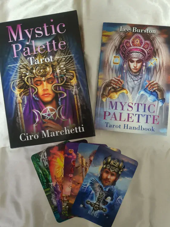 Mystic Pallete tarot s knihou