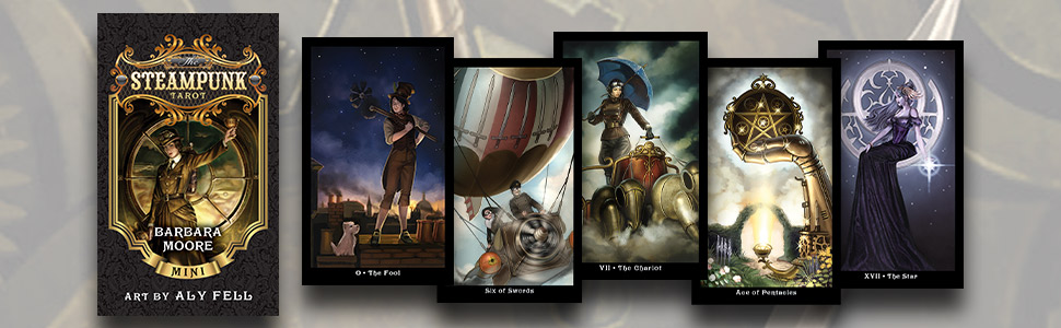 MINI tarot - Steampunk tarot 