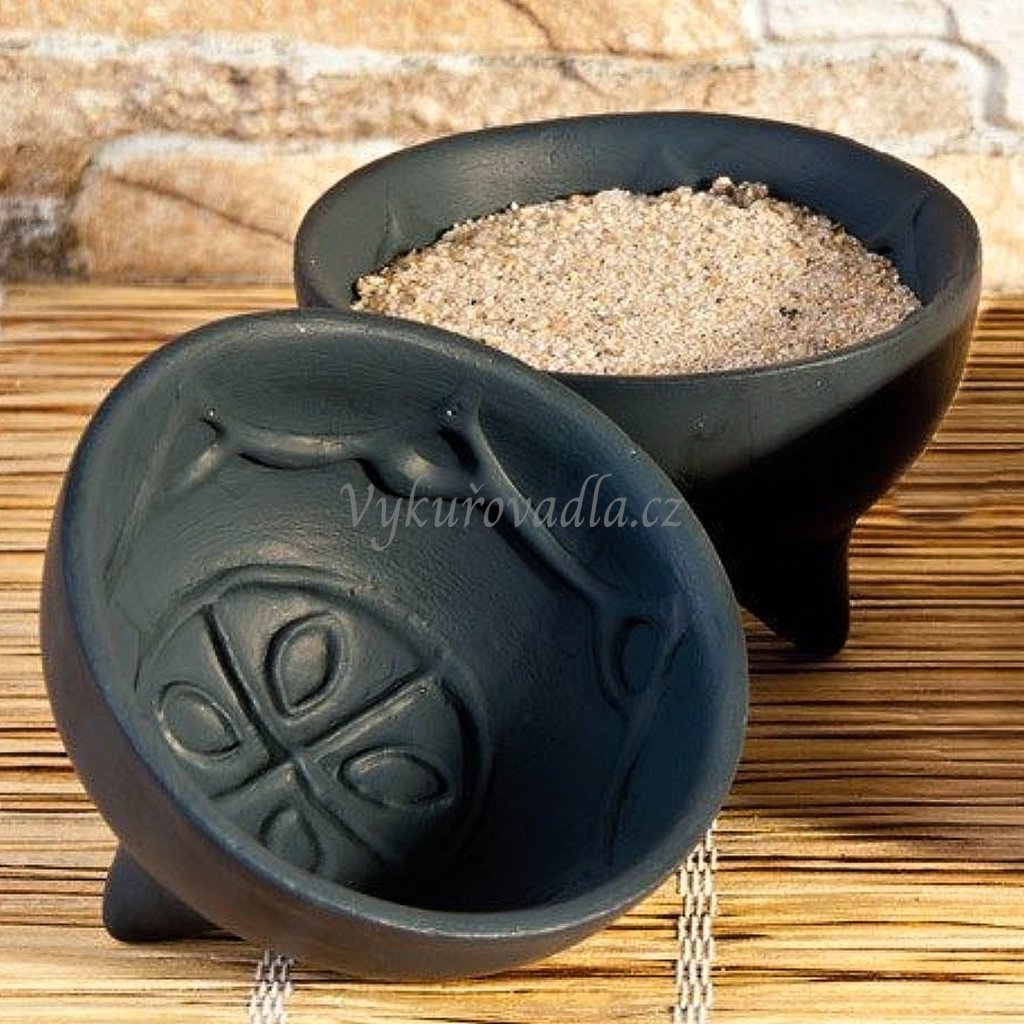 Kadidelnice - keramická miska, BLACK NATURE