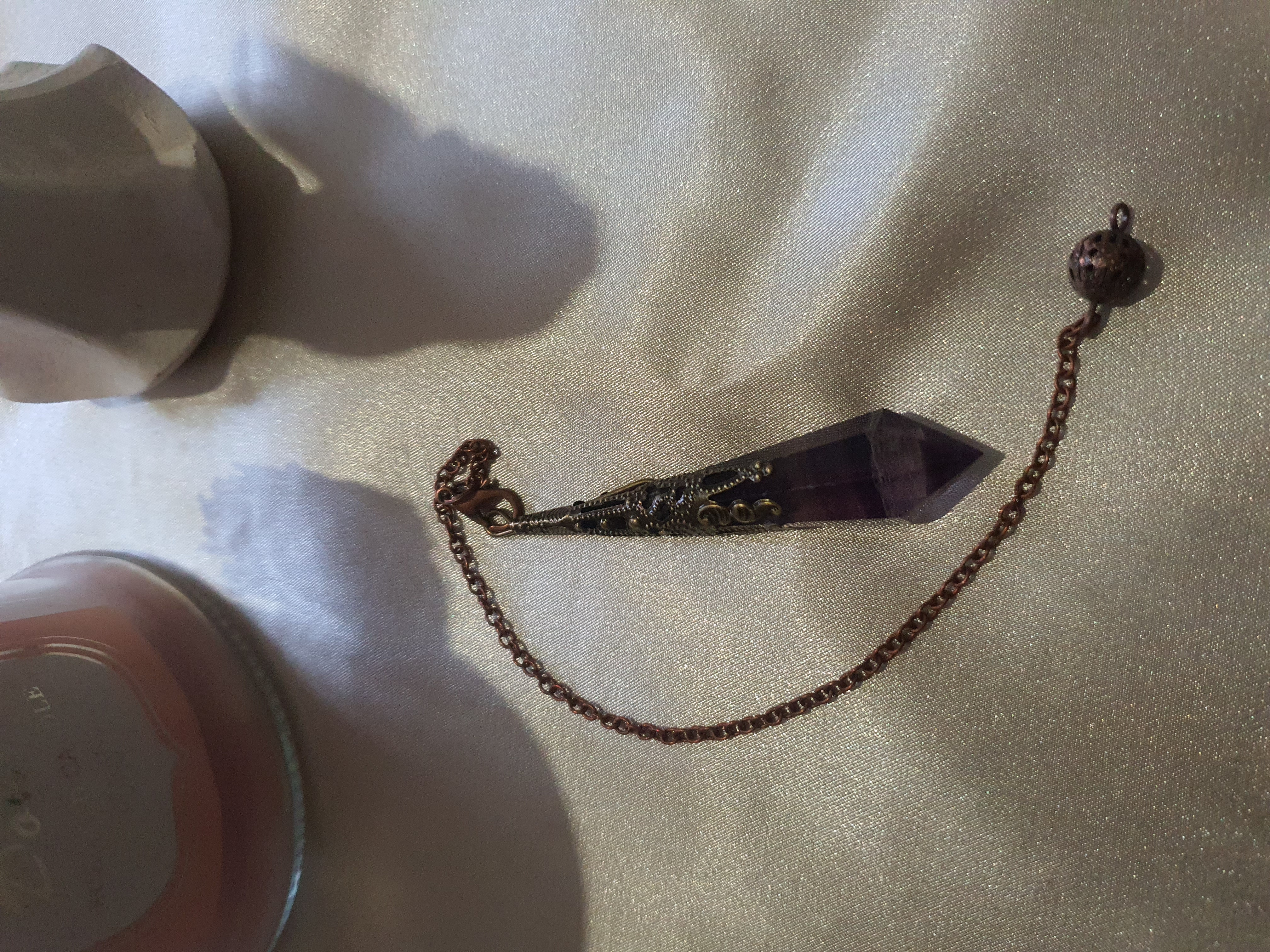 Kyvadlo Antique - Duhový Flourit