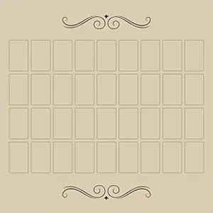 Sametový vykládací ubrus Grand Tableau Lenormand