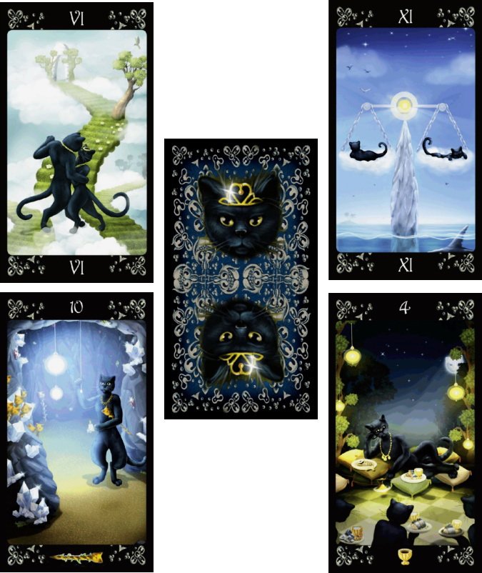 Tarot Černé kočky - Black Cats Tarot