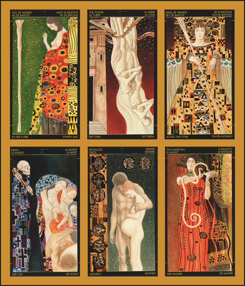 Zlatý Tarot Klimt - Golden Tarot of Klimt